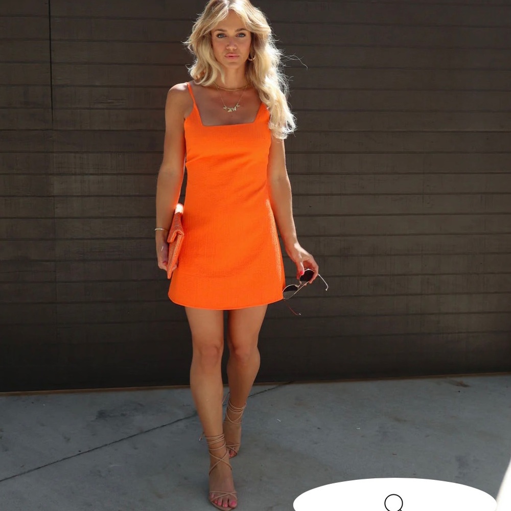 VICI Orange Mini Dress